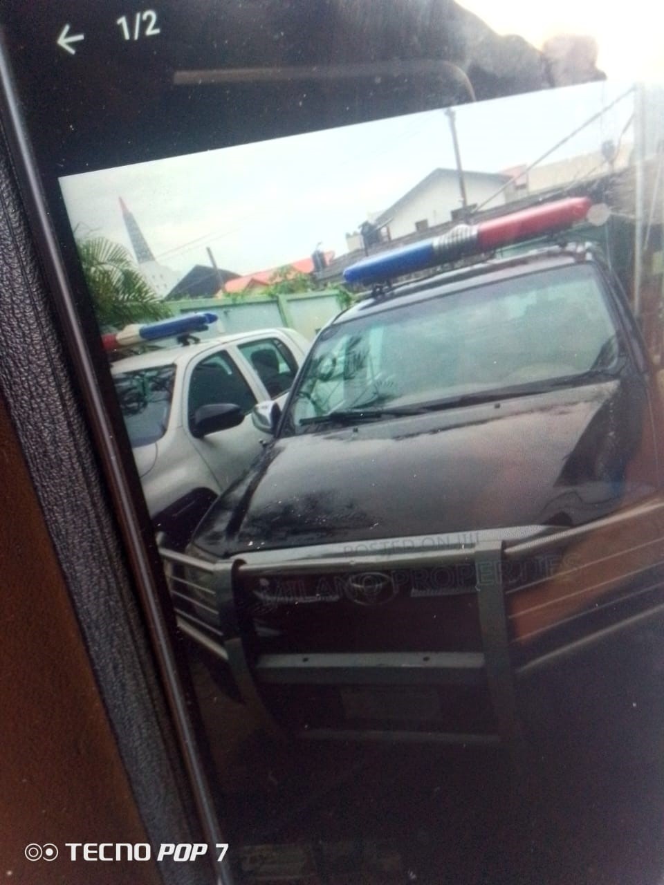 Black Patrol Vehicle