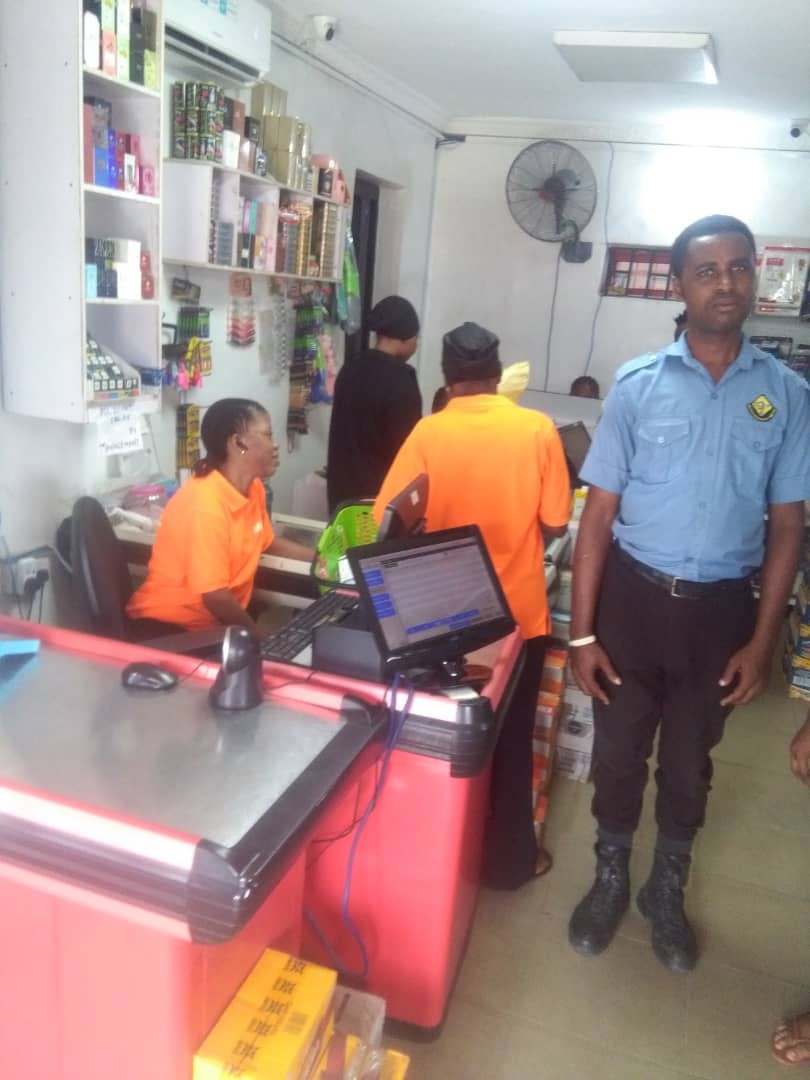 Guard at Checkout